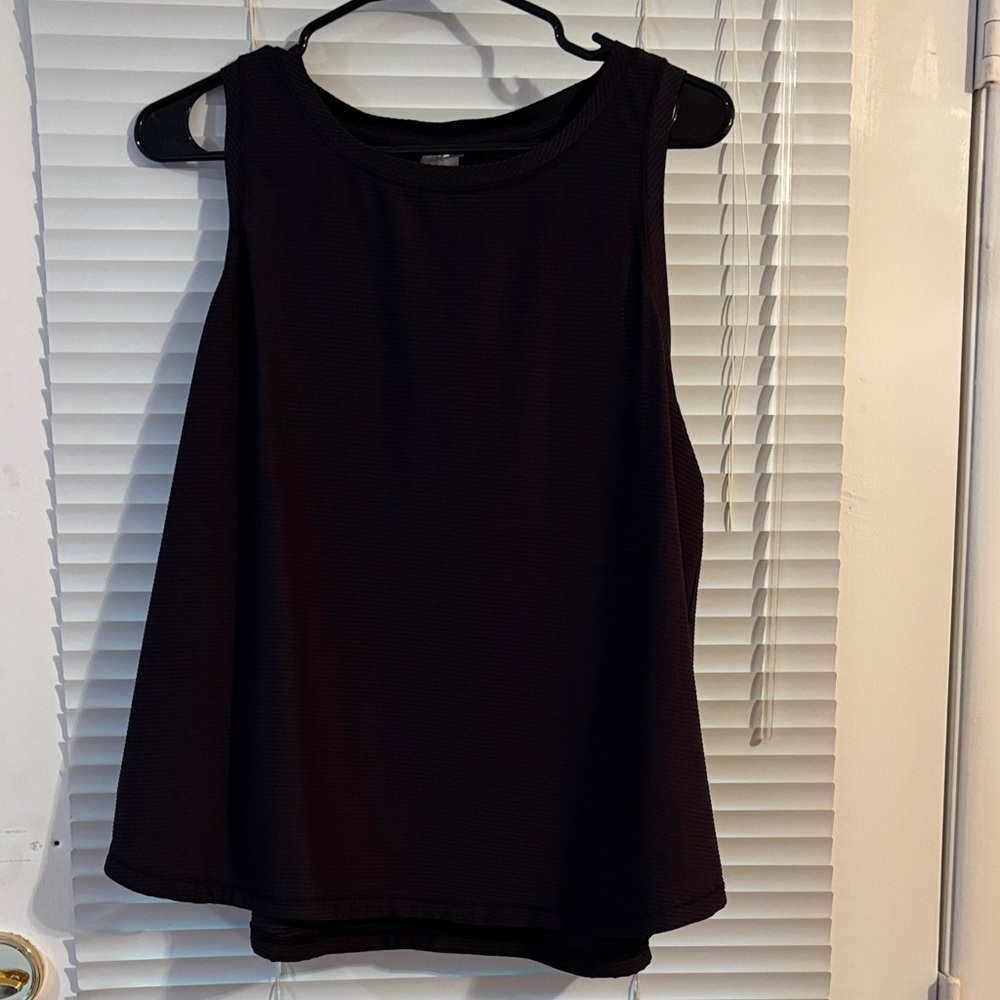 CALLA Round Neck Pleated Tank Top Women’s Size XXL